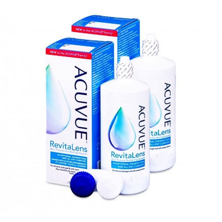 Líquido Lentes Contacto, Acuvue RevitaLens (2x360ml)